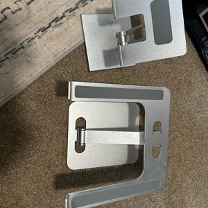 Silver Adjustable Laptop Stand